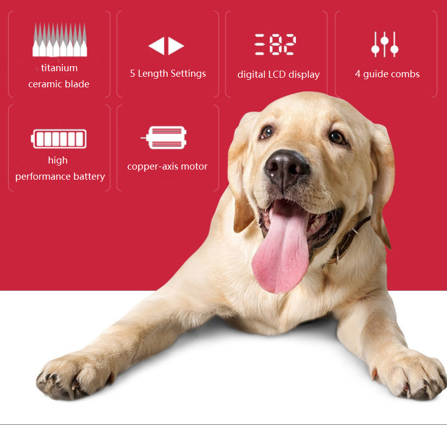 C75 Mașină de tuns animale de companie fără fir