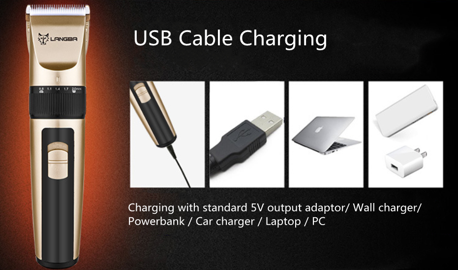 Mașină de tuns P65 USB fără fir pentru animale de companie Mașină de tuns P65 USB fără fir pentru animale de companie